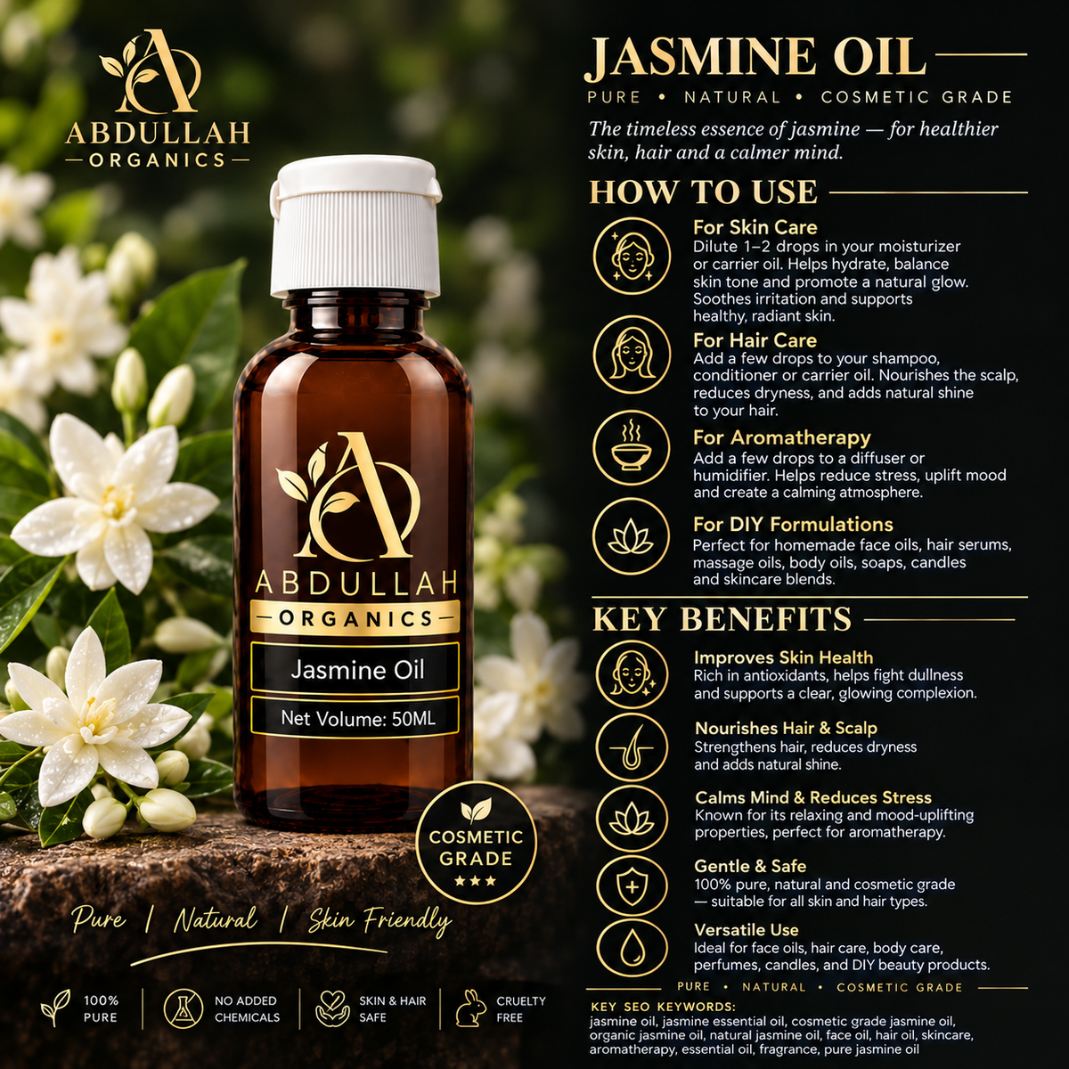 Jasmine Essential Oil | 50ml