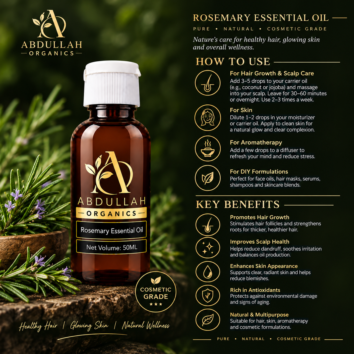 Rosemary Essential Oil | 50ml